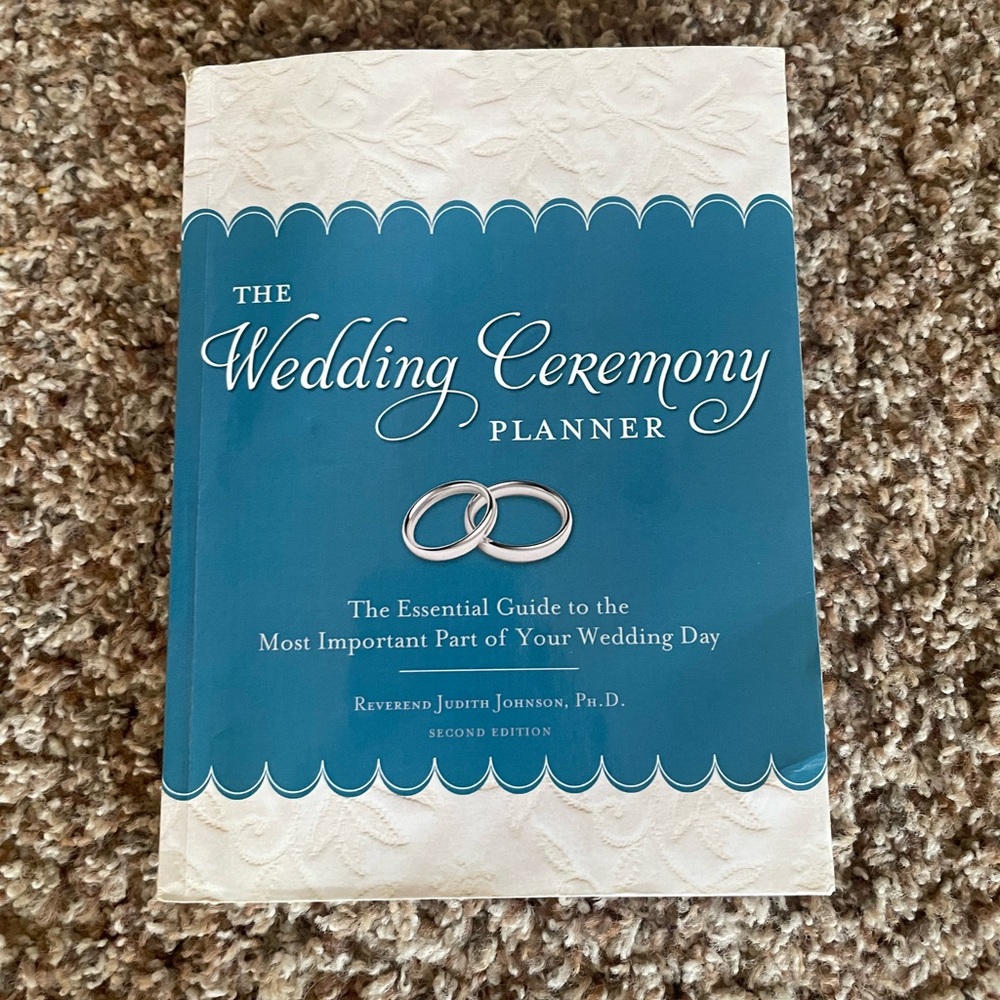 The Wedding Ceremony Planner by Rev. Judith Johnson
